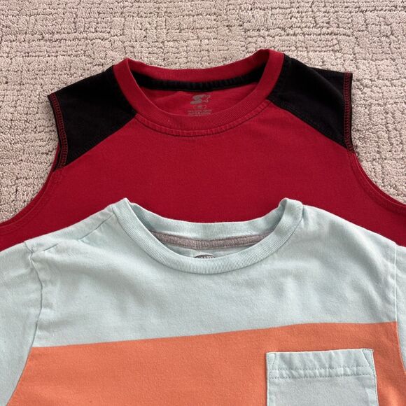 Lot Of 2 Boys Casual T Shirts Size Medium 8 Old Navy & Starter Brands. - Picture 3 of 16